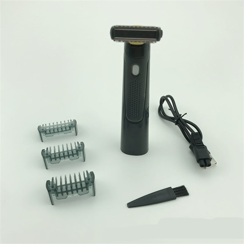 Afeitadora de precisión inalámbrica recargable Afeitadora recta para hombres Máquina de afeitar con cuchillas Cassettes de afeitado para barba Shavette