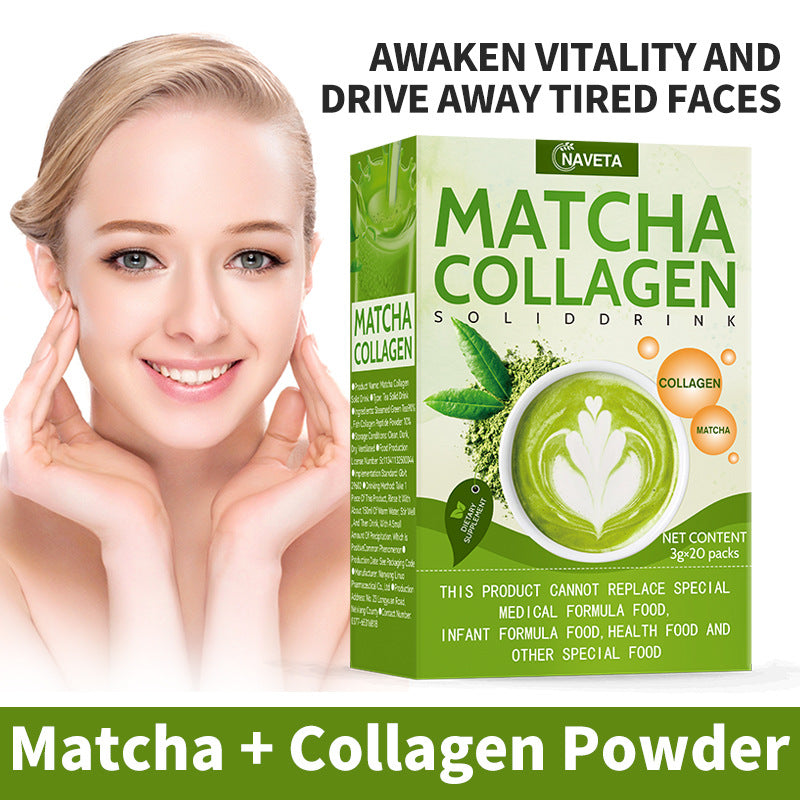 Colágeno con Glutatión en Polvo Sabor Matcha