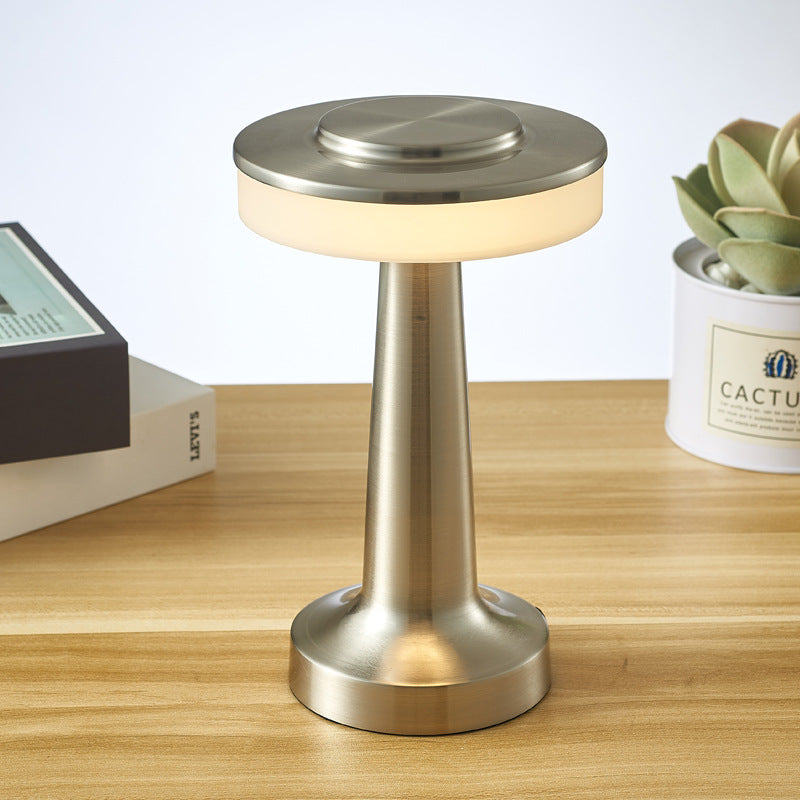 Mesa de carga de mesa de comedor creativa con mancuernas para hotel
