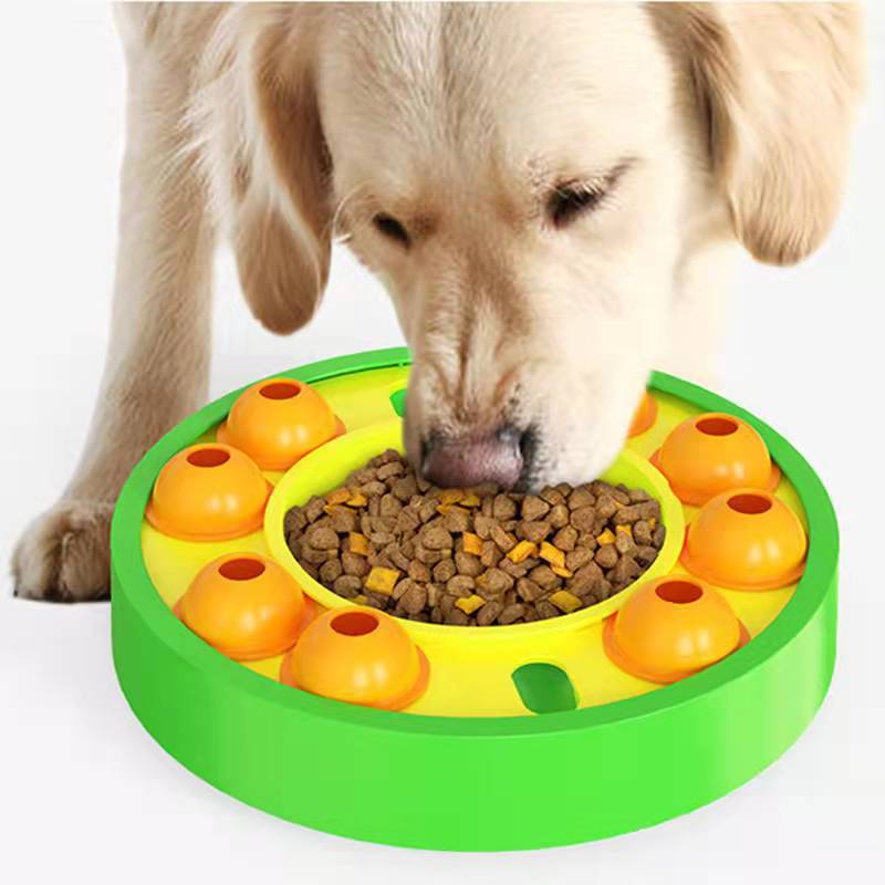 Juguetes para perros rompecabezas, comedero lento interactivo, dispensador de comida para aumentar el coeficiente intelectual del cachorro, tazón antideslizante para comer lentamente, juego de entrenamiento para perros, artículos para mascotas