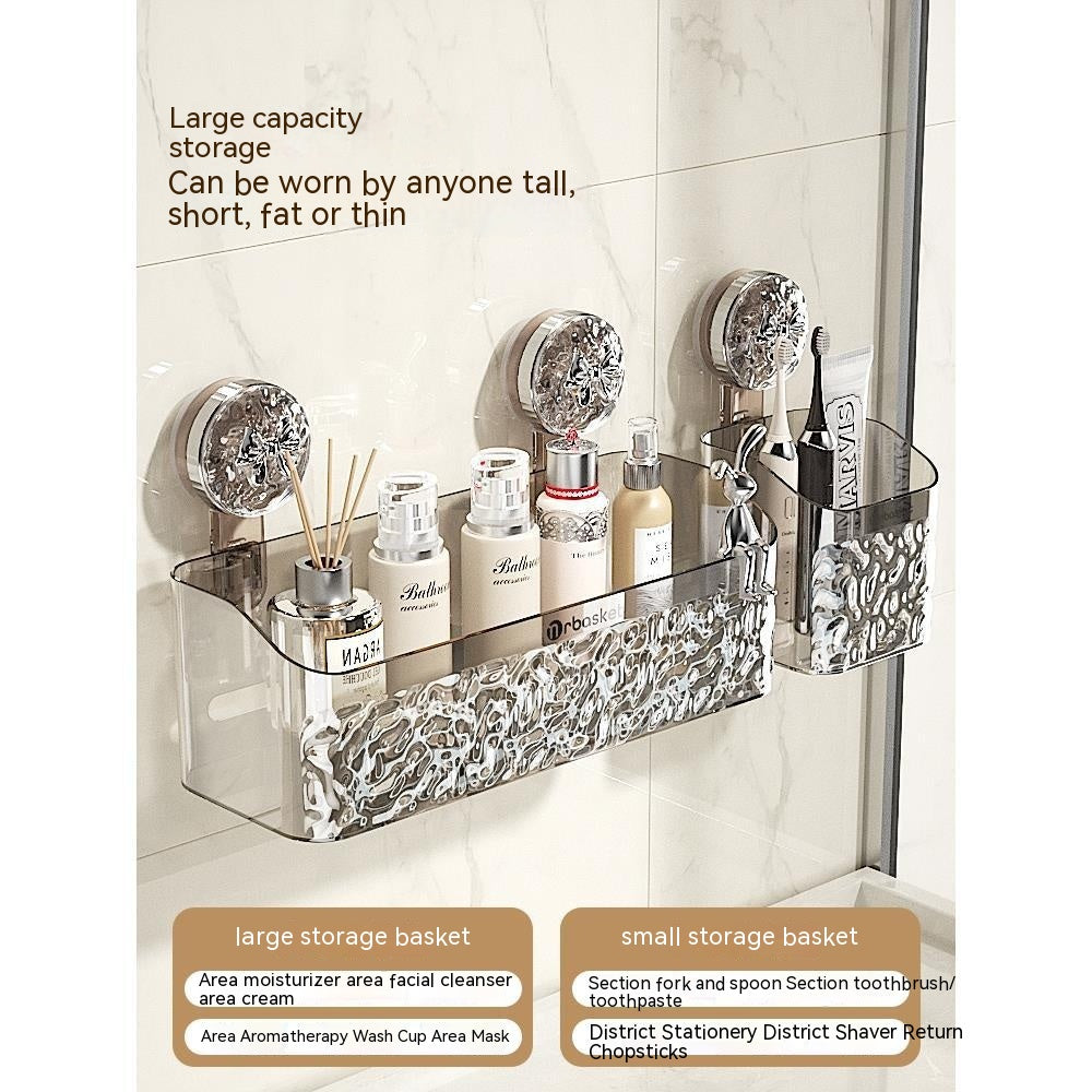 Waste Face Cloth Storage Box Bathroom Wall-mounted Shaver Storage Rack