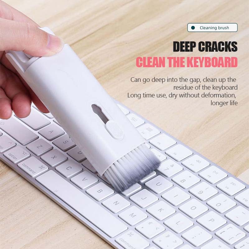 Juego de bolígrafos de limpieza multifuncionales compatibles con Bluetooth, limpiador de teclado, herramientas de limpieza, kit extractor de teclas