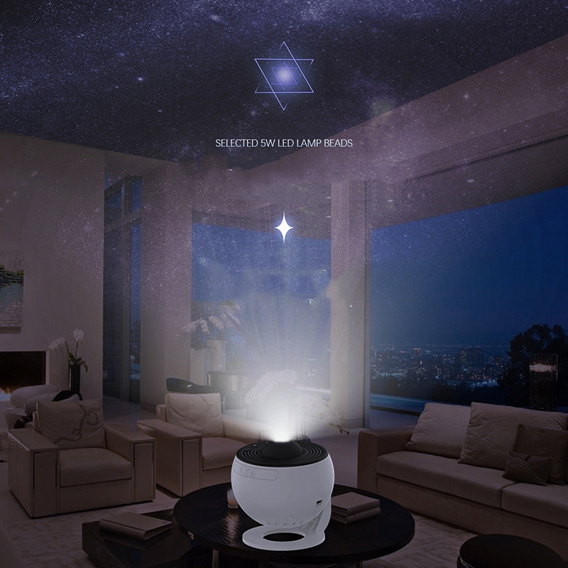 Proyector de Galaxias Luz Nocturna Proyector de Cielo Estrellado Lámpara de Planetario con Rotación 360° Para Dormitorio de Niños Regalo de San Valentín Decoración de Bodas