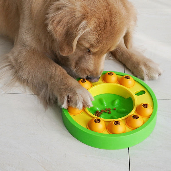 Juguetes para perros rompecabezas, comedero lento interactivo, dispensador de comida para aumentar el coeficiente intelectual del cachorro, tazón antideslizante para comer lentamente, juego de entrenamiento para perros, artículos para mascotas