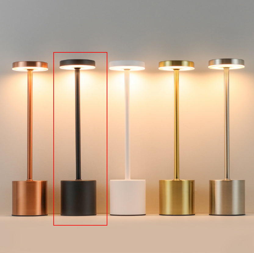 Lámpara de noche pequeña LED táctil USB de ambiente moderna y sencilla con carga