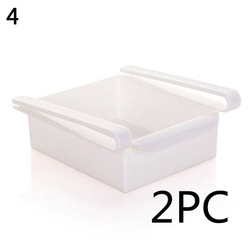 Cesta organizadora extensible para frigorífico, caja de almacenamiento multifunción para frigorífico de cocina