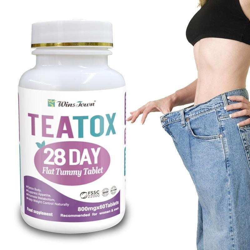 Tableta Integral 28 Días Detox Adelgazante Quema Grasa