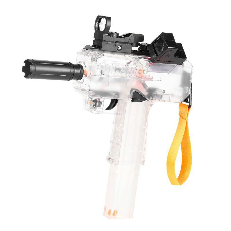 Pistola de agua eléctrica Uzi con chorro, potente pistola de agua para niños, juguete de pistola de agua totalmente automática, de largo alcance, pulverizadora, para exteriores