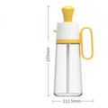 Dispensador de aceite 2 en 1 con brocha de silicona, botella de vidrio para pulverizador de aceite de barbacoa, silicona para barbacoa, cocina, botella de condimento, utensilios de cocina
