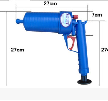 Pistola desatascadora de alta presión por aire