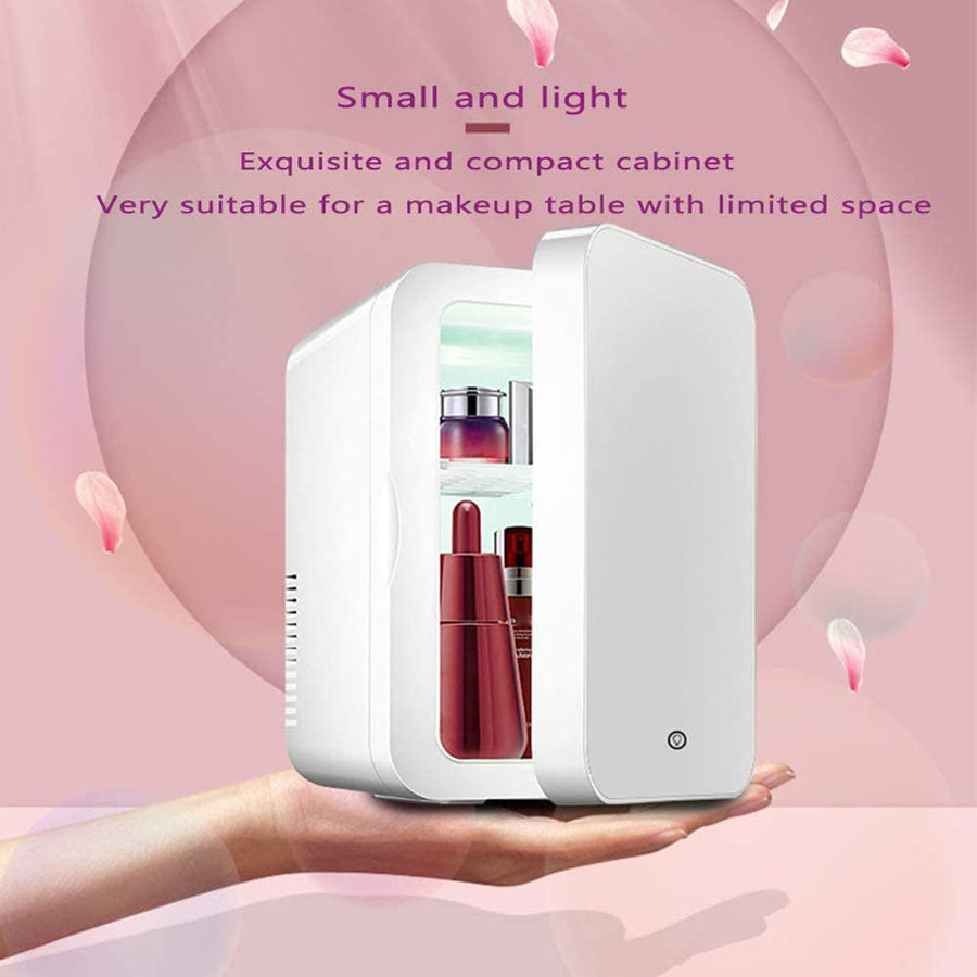 Mininevera de maquillaje, refrigerador portátil para cosméticos, enfriador y calentador, congelador para perfumes, productos de belleza y cuidado de la piel