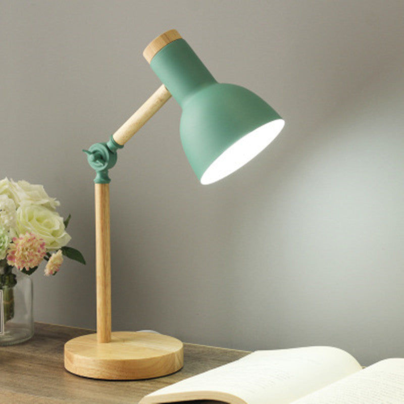 Lámpara de noche sencilla de estilo nórdico con protección ocular para dormitorio