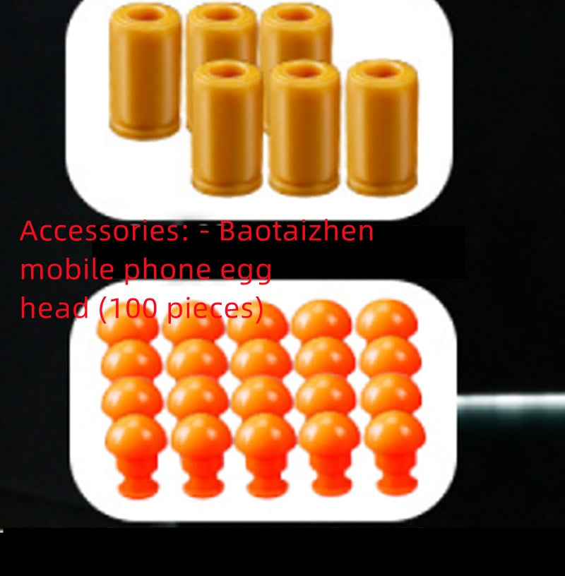 Pistola Plegable con Bala Automática, Juguete Lanza Carcasas, Creativo Juguete de Bala Blanda, Pistola con Apariencia de Teléfono Móvil, Juguete Interactivo para Niños al Aire Libre