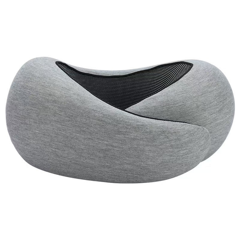 Almohada de viaje para el cuello de espuma viscoelástica suave, en forma de U, soporte ajustable, para dormir cómodamente en avión, coche, oficina, para la siesta