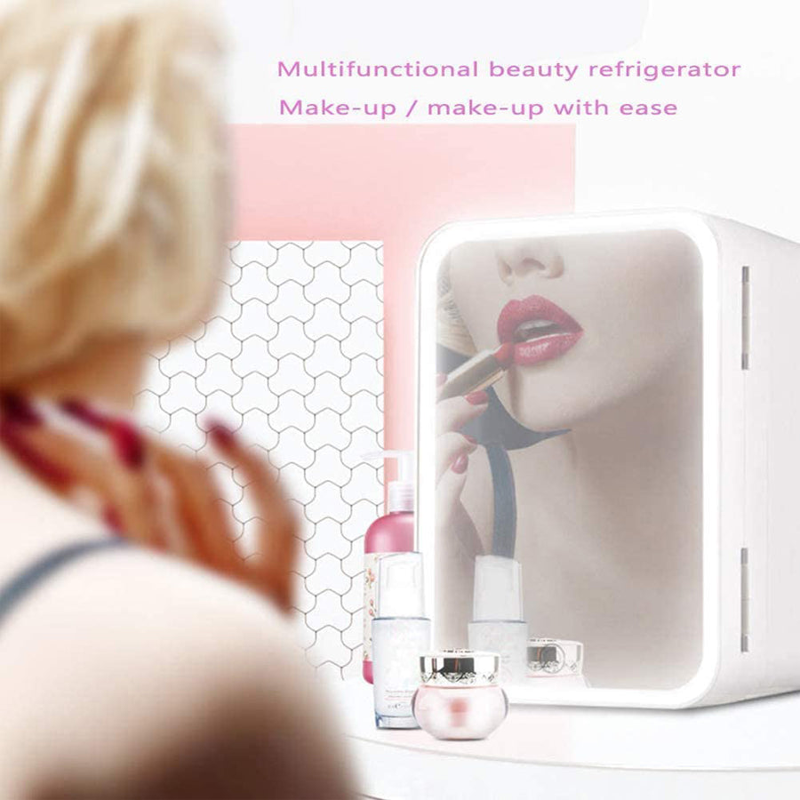 Mininevera de maquillaje, refrigerador portátil para cosméticos, enfriador y calentador, congelador para perfumes, productos de belleza y cuidado de la piel