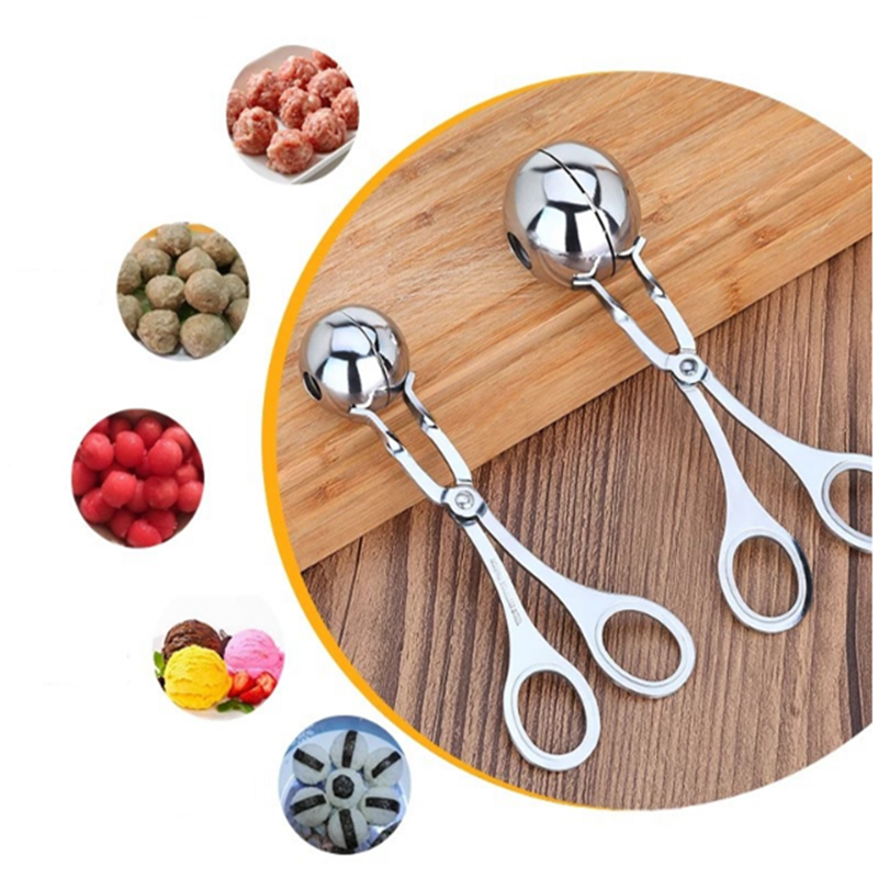 Cuchara para hacer albóndigas antiadherente, herramienta práctica para cocinar, accesorios de cocina, fabricante de bolas de carne