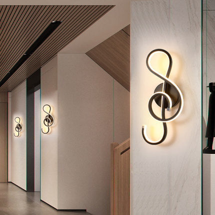lámpara de pared LED minimalista nórdica para dormitorio/cabecera