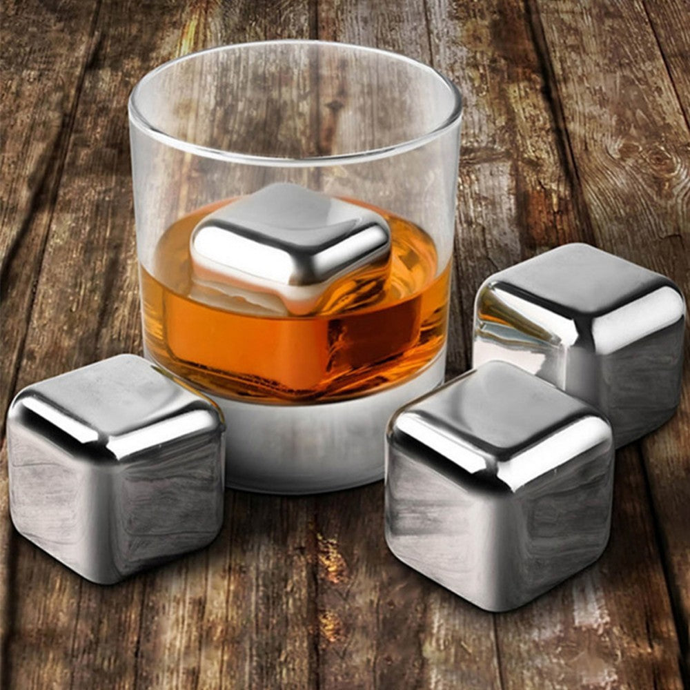 Cubitos de hielo: juego de piedras reutilizables para enfriar whisky, cubitos de hielo, rocas para enfriar, herramienta de barra de fiesta