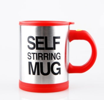 Vaso Mezclador Automático Taza Eléctrica Perezosa de Acero Inoxidable Taza de Café Eléctrica Giratoria