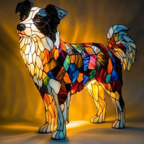 LED Small Night Lamp Art Animal Statue Creative Home Desktop Decoration