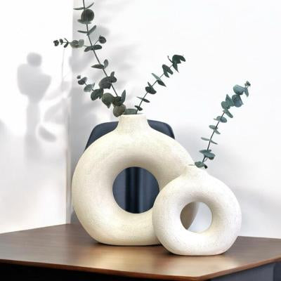 New Style Biscuit Vase Frosted Particle Flower Arranging Device