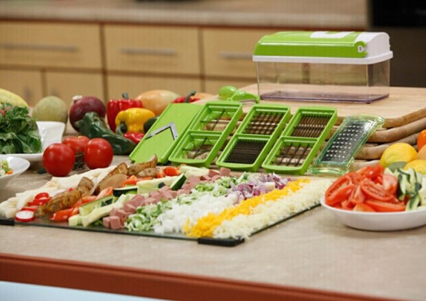 12 unids picador de verduras multifuncional mango rallador de alimentos picador de alimentos cortador de verduras dicer cortar utensilios de cocina