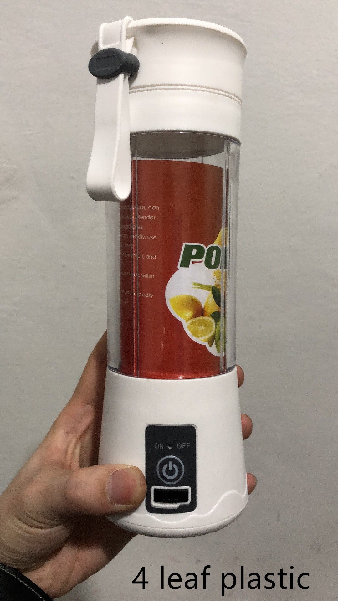 Exprimidor Eléctrico Mini USB para Frutas, Cítricos y Limones