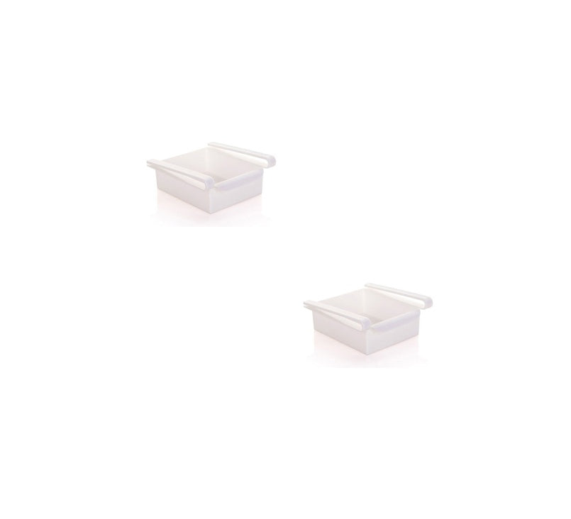 Estante colgante de plástico para nevera, para almacenamiento de utensilios de cocina