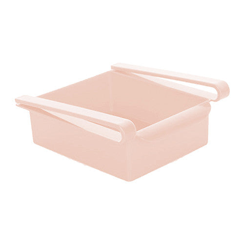 Estante colgante de plástico para nevera, para almacenamiento de utensilios de cocina