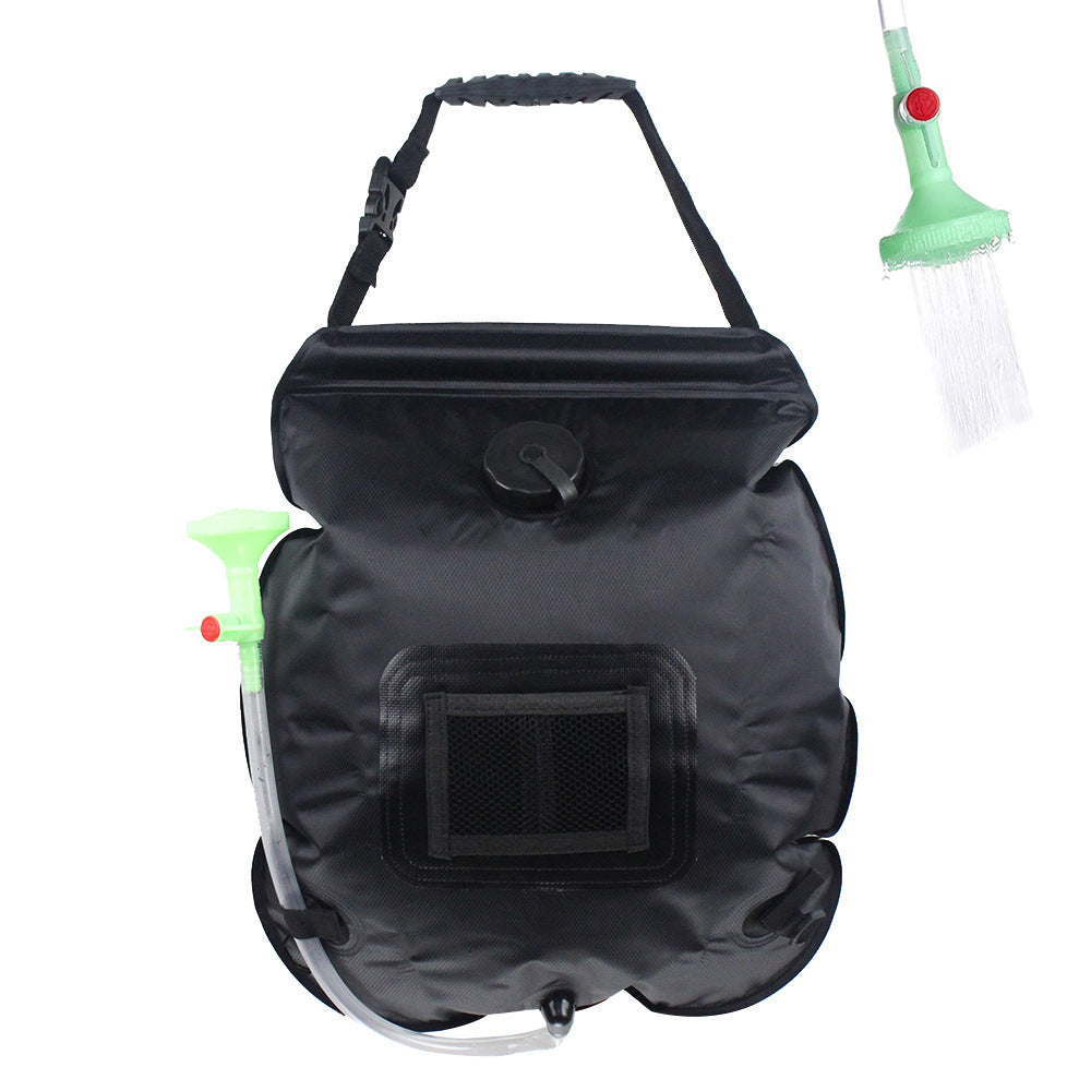Bolsa de ducha solar exterior, bolsa de almacenamiento de agua para camping, bolsa de agua portátil de 20 litros