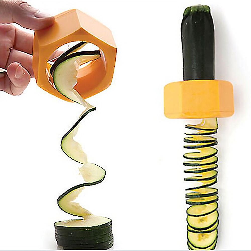 Utensilios de cocina Cuchillo en espiral Cortador de verduras Accesorio de cocina Rebanador de pepinos