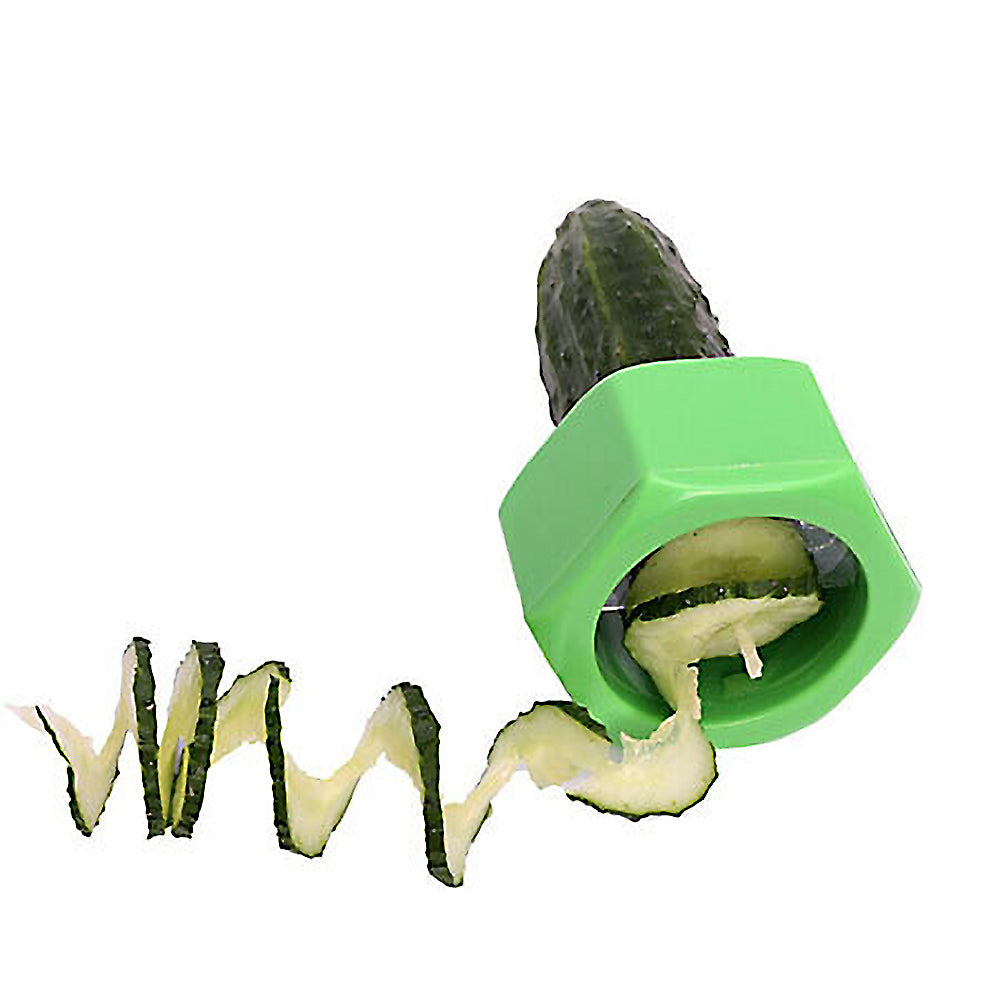 Utensilios de cocina Cuchillo en espiral Cortador de verduras Accesorio de cocina Rebanador de pepinos