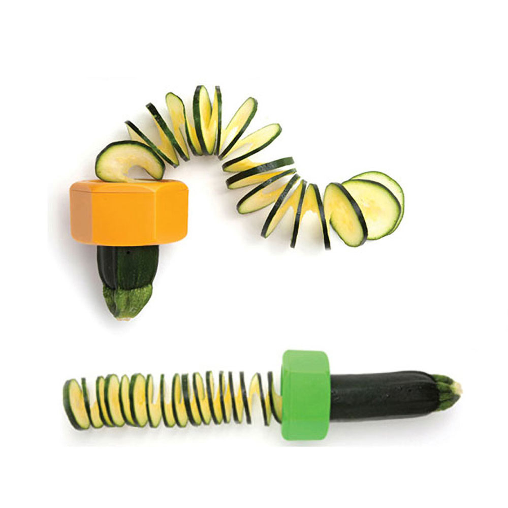 Utensilios de cocina Cuchillo en espiral Cortador de verduras Accesorio de cocina Rebanador de pepinos