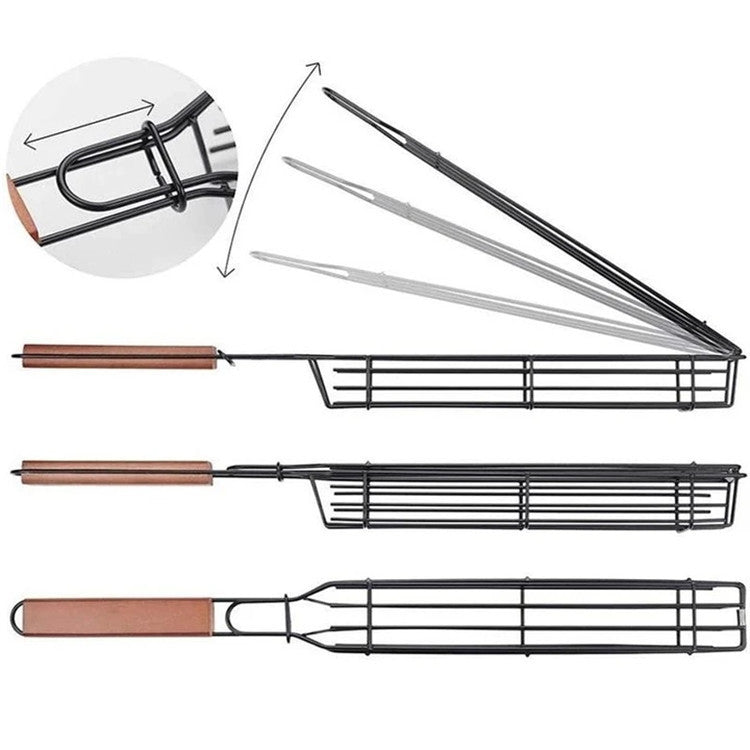 Malla de acero inoxidable para parrilla BBQ Utensilios de cocina