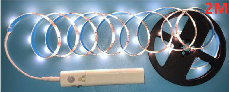Tira de luz LED inteligente con sensor de movimiento para cama