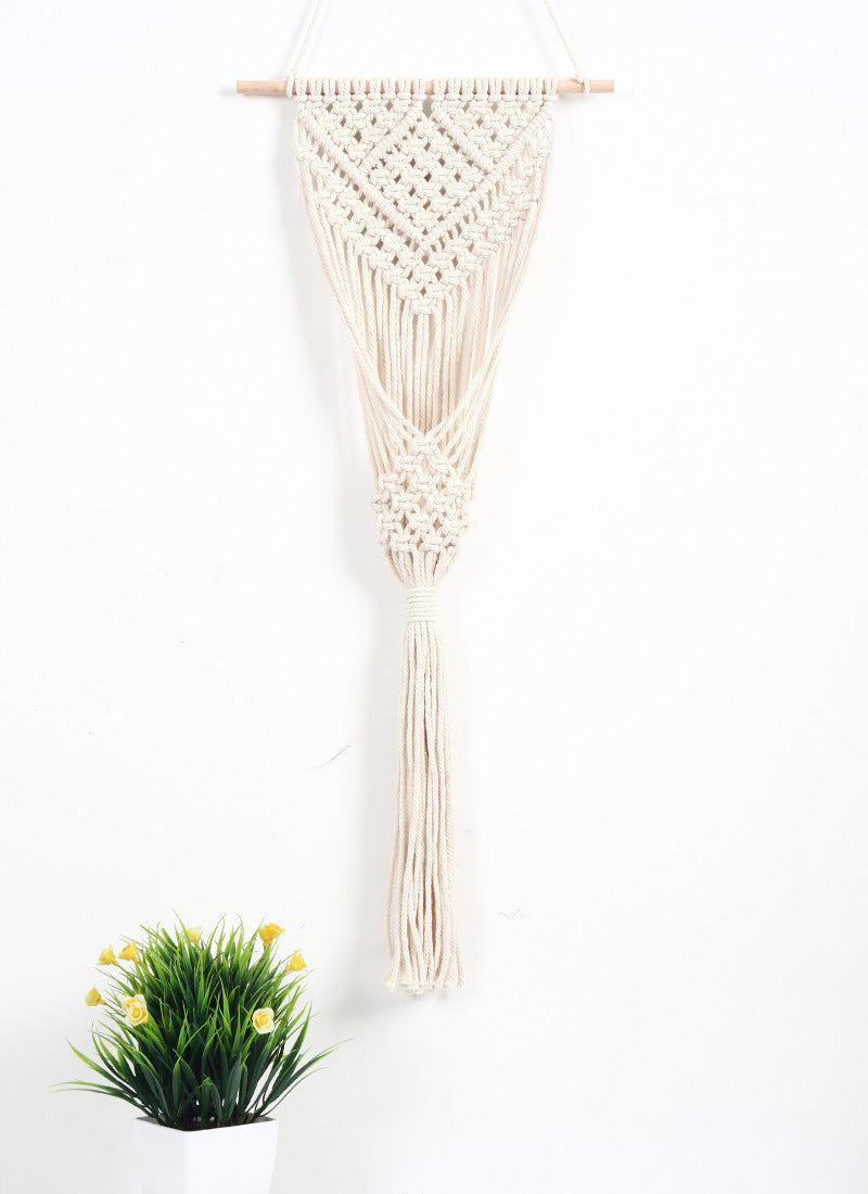 Cesto de Flores de Red Tejida Decoración de Pared Cesta de Flores Decoración de Floristería