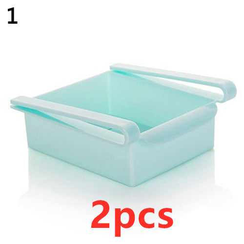 Cesta organizadora extensible para frigorífico, caja de almacenamiento multifunción para frigorífico de cocina