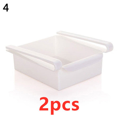 Cesta organizadora extensible para frigorífico, caja de almacenamiento multifunción para frigorífico de cocina