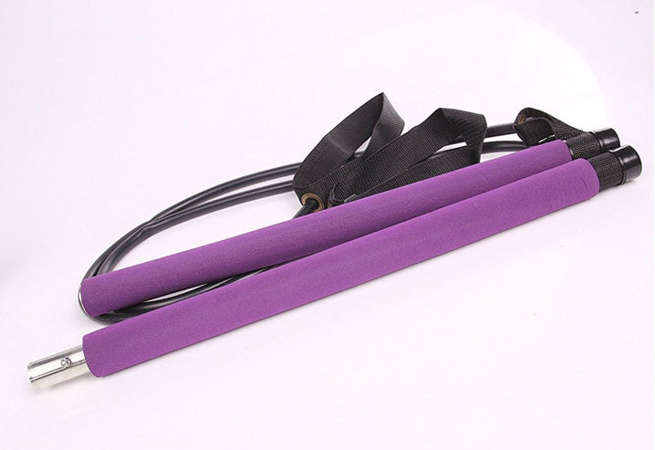 Bandas de Resistencia para Yoga y Crossfit Ejercitador Cuerda de Tensión Portátil Gimnasio Entrenamiento Barra de Pilates Bandas Elásticas