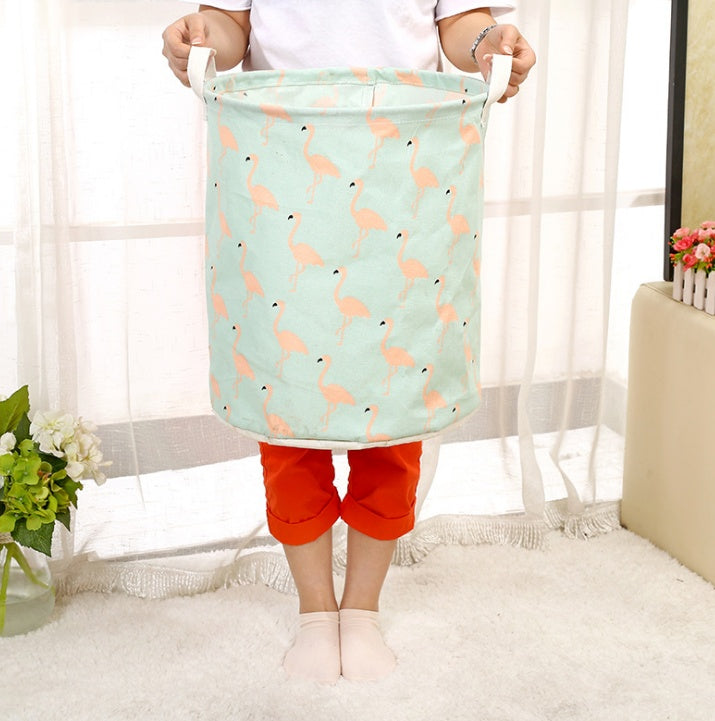 Cesto de ropa plegable, cesto de ropa de algodón y lino, baño, lavandería, ropa sucia, cesta de almacenamiento de juguetes