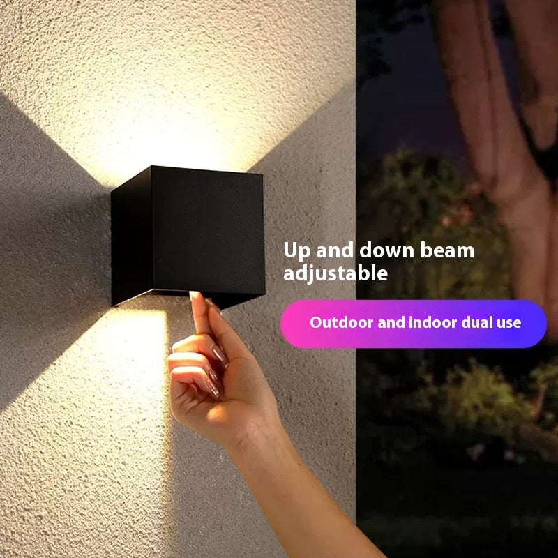 Lámpara de pared simple, impermeable, para balcón o patio exterior