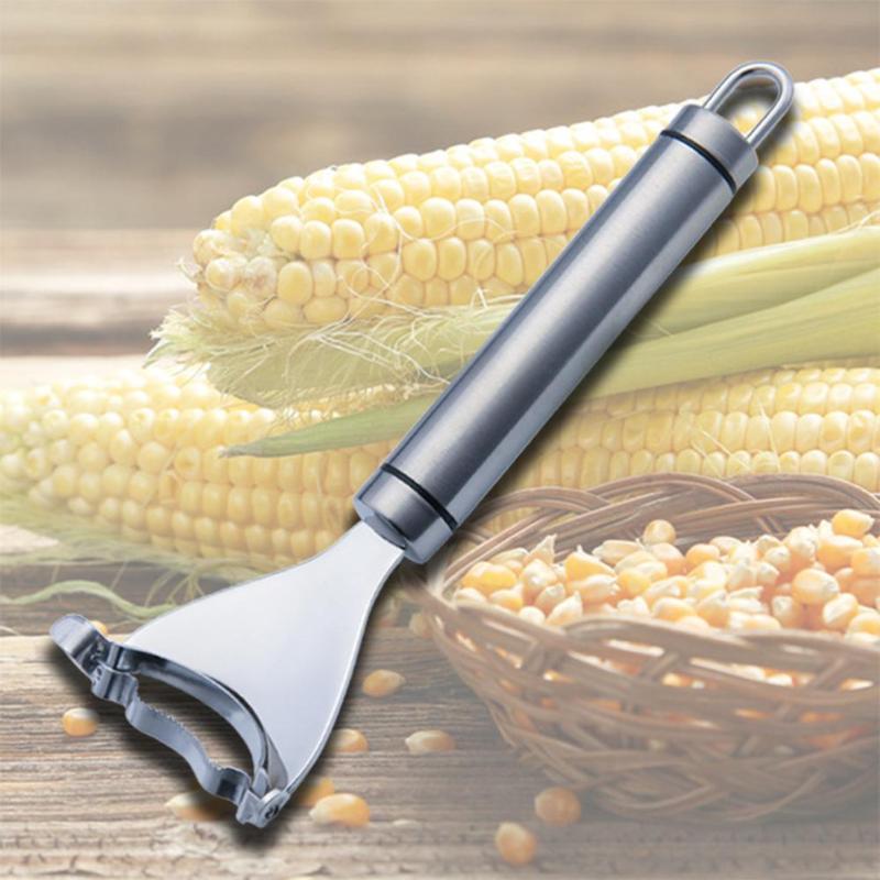 Cepillo para desgranar maíz de acero inoxidable para cocina doméstica