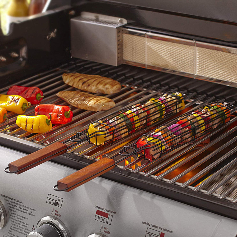 Malla de acero inoxidable para parrilla BBQ Utensilios de cocina