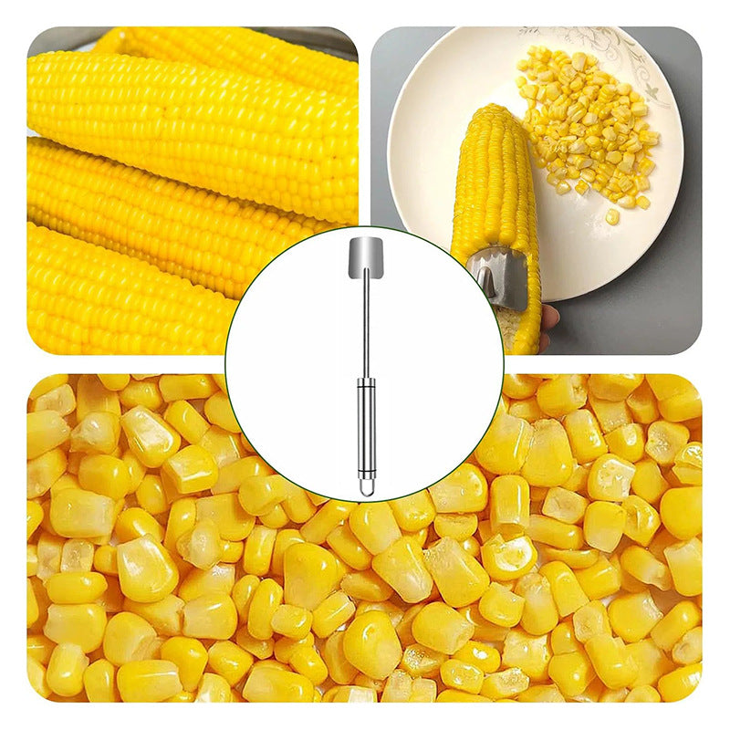 Pala de maíz multifuncional de acero inoxidable para cocina doméstica