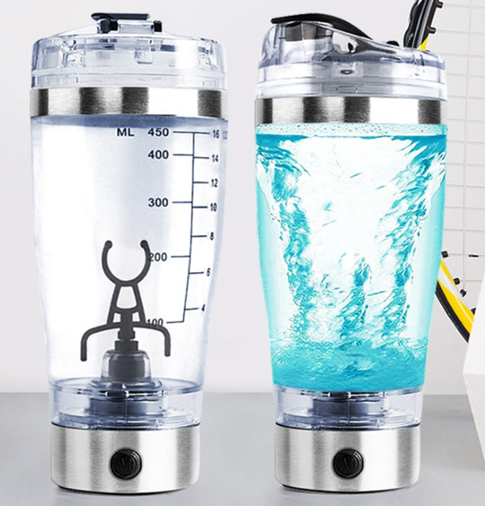 Mezclador eléctrico de batidos de proteínas USB, botella agitadora de leche y café, hervidor, deportes y fitness, taza agitadora eléctrica recargable