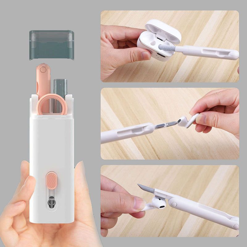 Juego de bolígrafos de limpieza multifuncionales compatibles con Bluetooth, limpiador de teclado, herramientas de limpieza, kit extractor de teclas