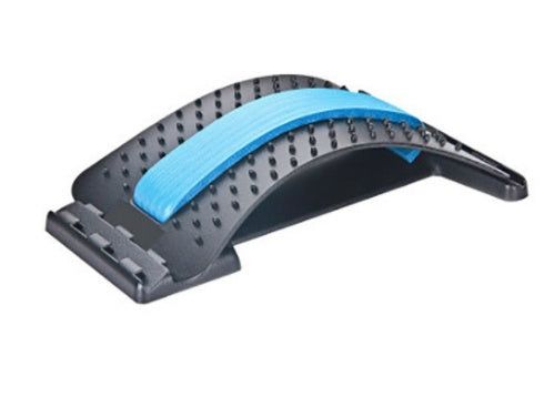 Estirador de espalda, masajeador ajustable para espalda, cintura y cuello, fitness, apoyo lumbar y cervical, alivio del dolor