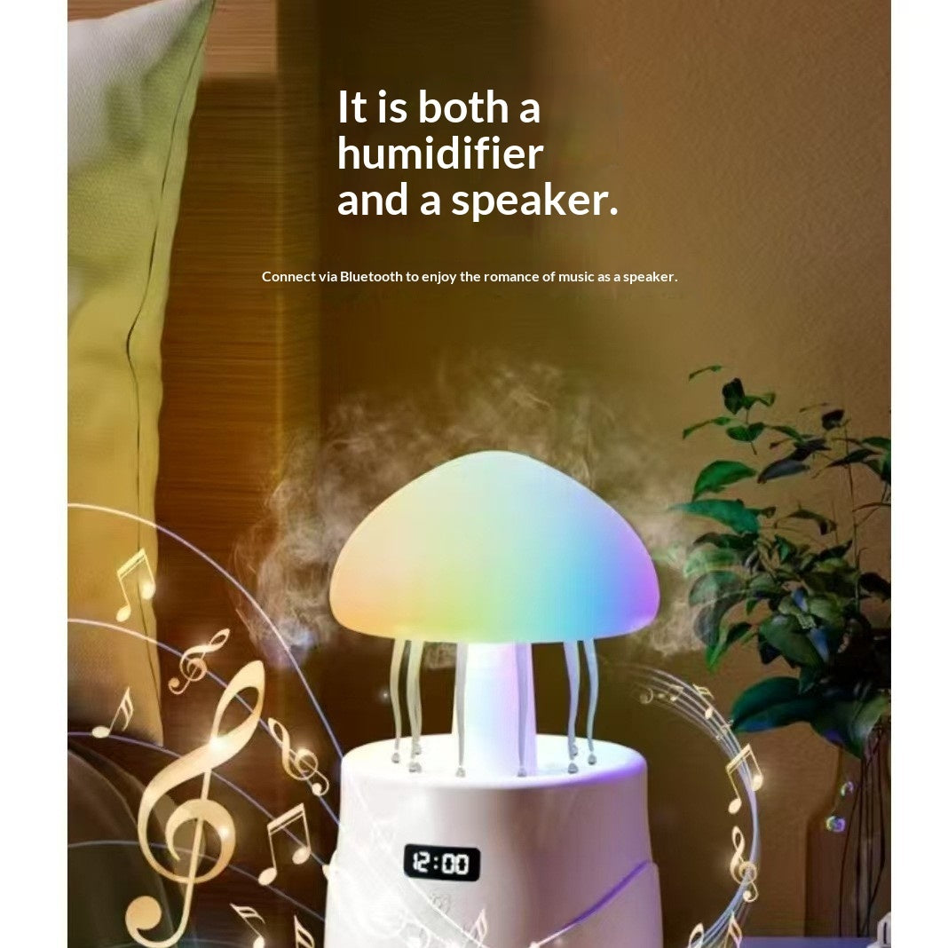 Humidificador Medusa Bluetooth Altavoz de Ruido Blanco Luz Ambiental RGB