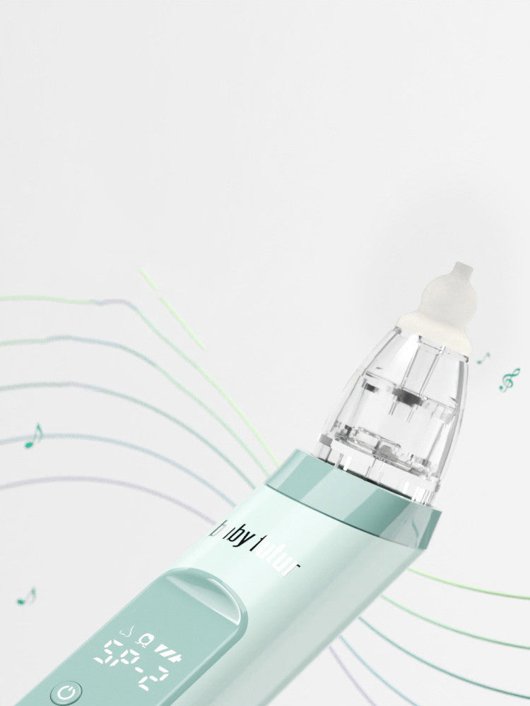 Aspirador Nasal Eléctrico para Bebés, Limpiador de Nariz para Recién Nacidos, Instrumento de Belleza, Removedor de Puntos Negros, 2 en 1