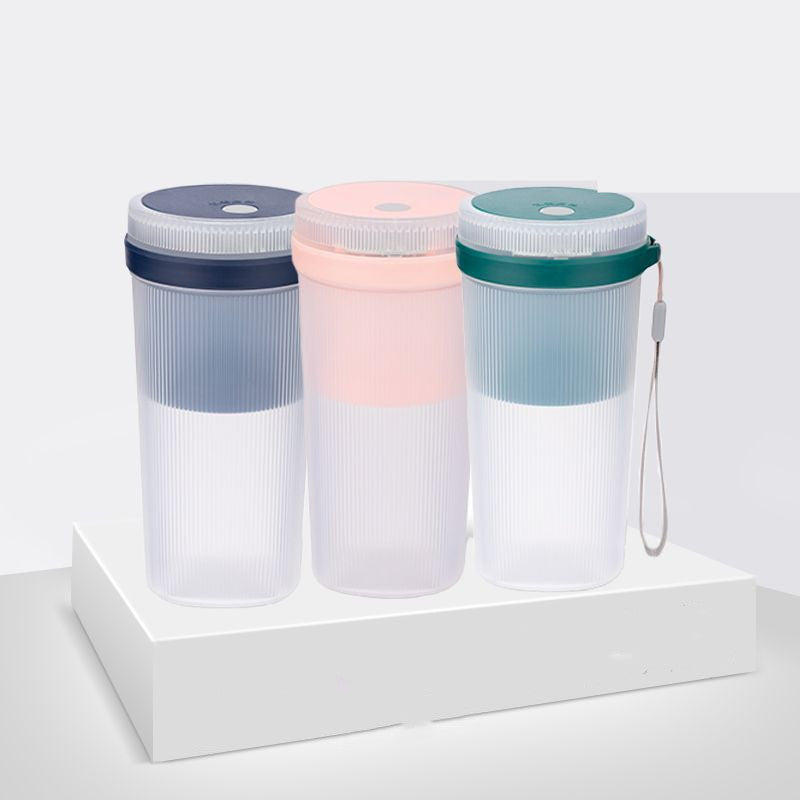 Licuadora Portátil Multifunción Taza Exprimidora Eléctrica Botella Deportiva Licuadora de Frutas Recargable USB Licuadora de Batidos Extractor de Zumos de Frutas